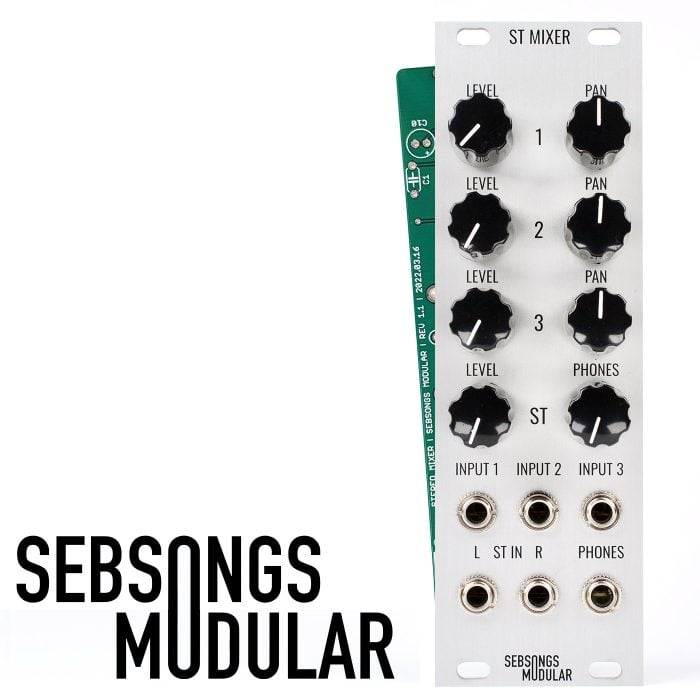 Sebsongs – Stereo Mixer – Panel & PCB Set