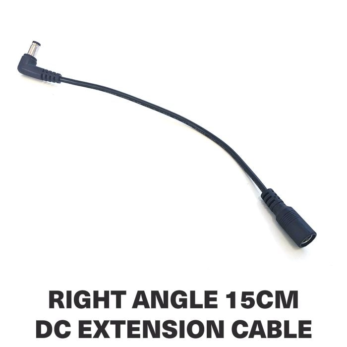 DC Extension Cable (Male to Female) 15cm