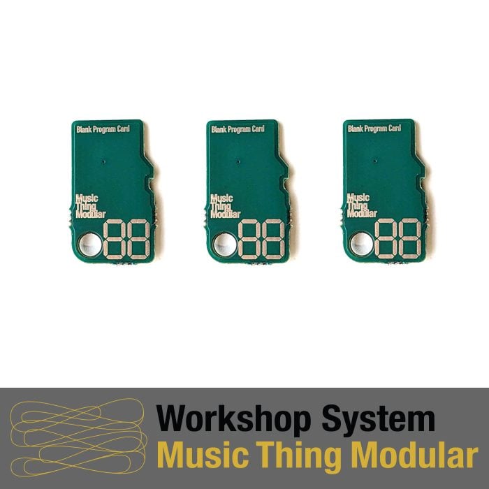 Music Thing Modular - Workshop Blank PGM Card Set (x3 Pack)